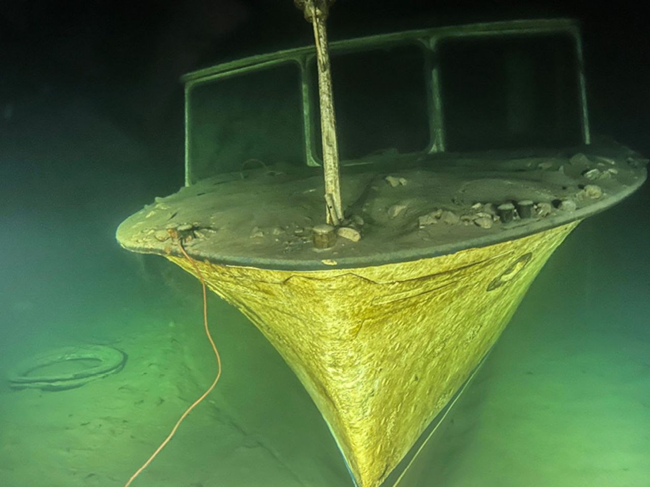 U-Boot Tauchfahrt zum Wrack der Vitzanove
