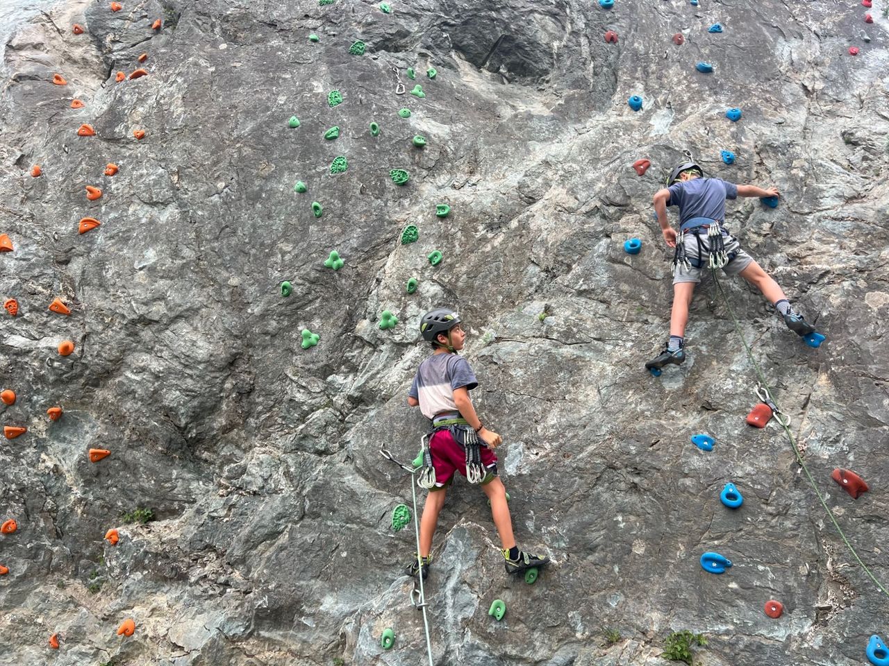 Kletterspass Igniu für Anfänger in Surrein
