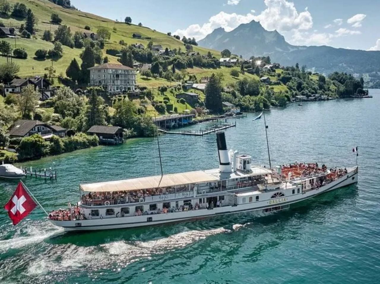 Ab Zürich: Mit Bahn, Schiff und Zahnradbahn in die Schweizer Alpen mit See und Rheinschlucht