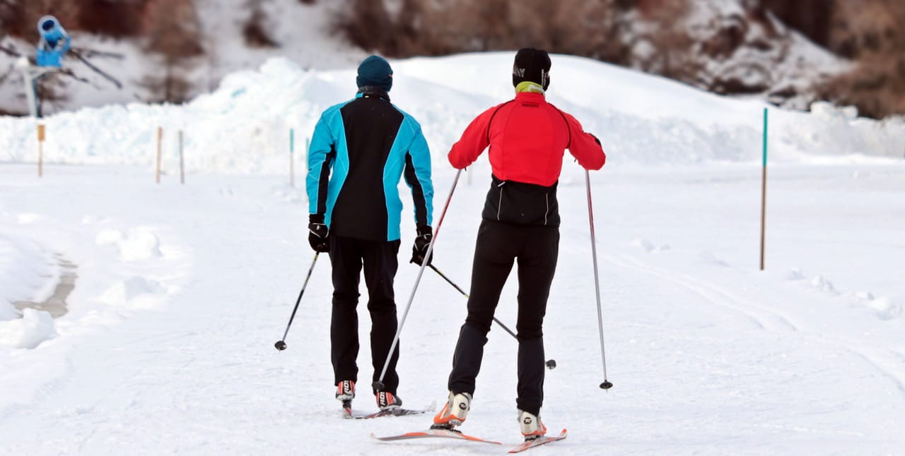 Private cross-country skiing lessons in St. Moritz