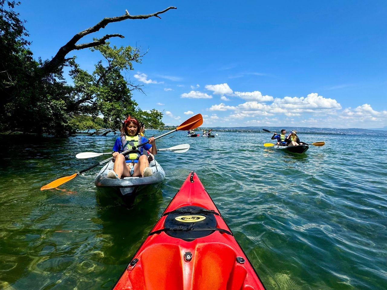 Kajak Tour Genfersee Allaman Morges selbstgeführt