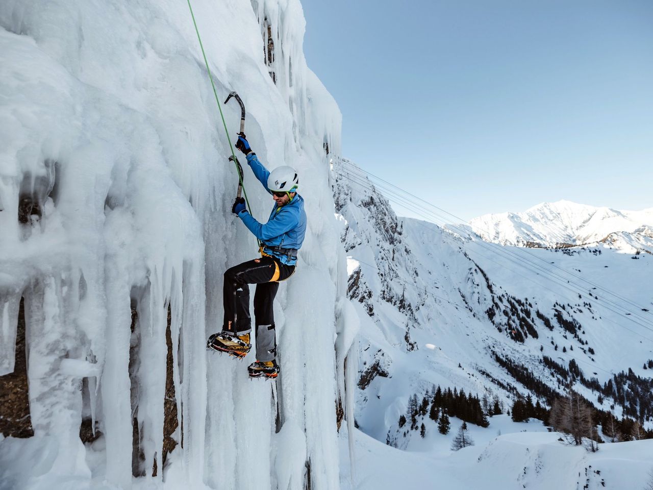Eisklettern Grundkurs in Adelboden