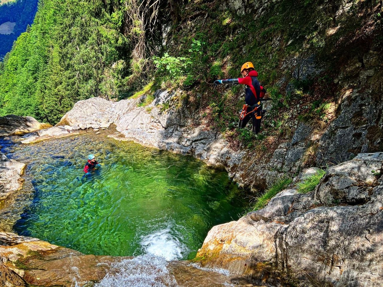 Petit Mont Canyoning für Fortgeschrittene privat