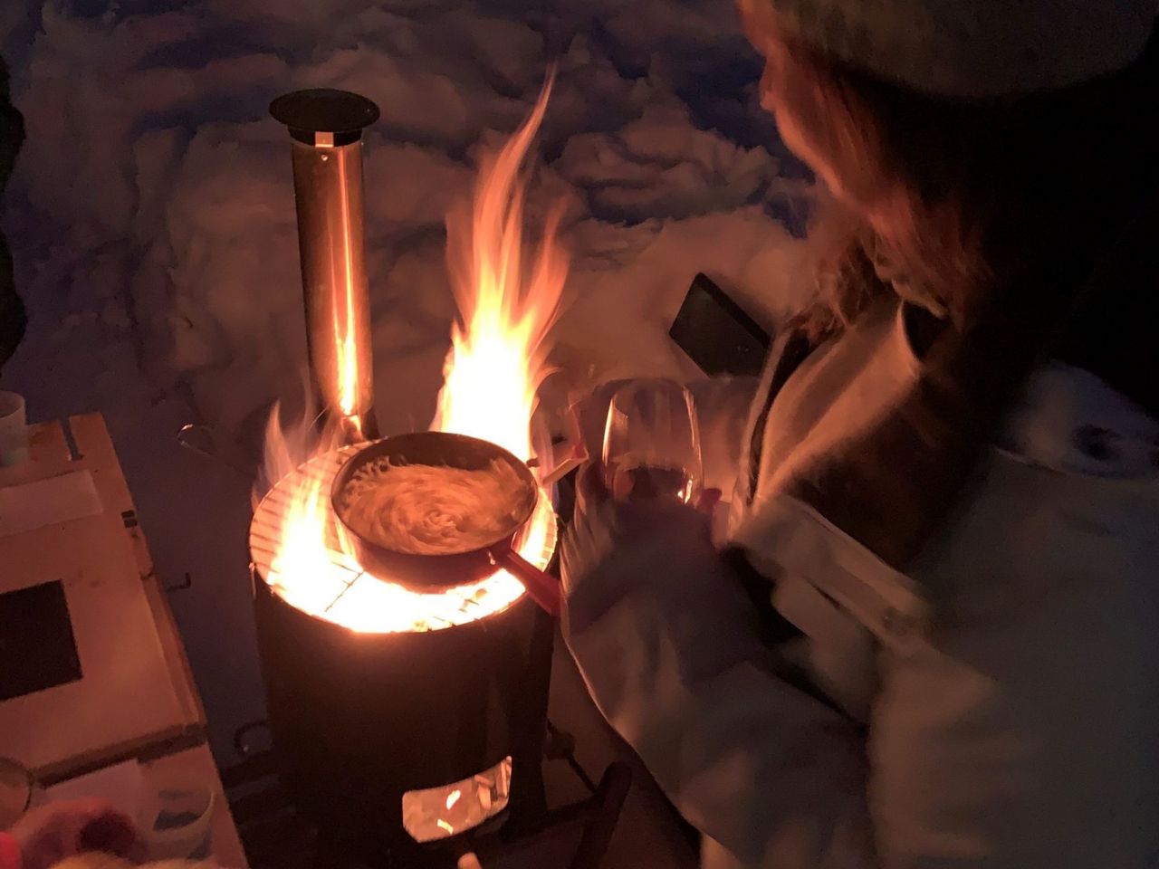Kombination Fondue-Schlitten und Entspannung im KurBad (Mittag- oder Abendessen)