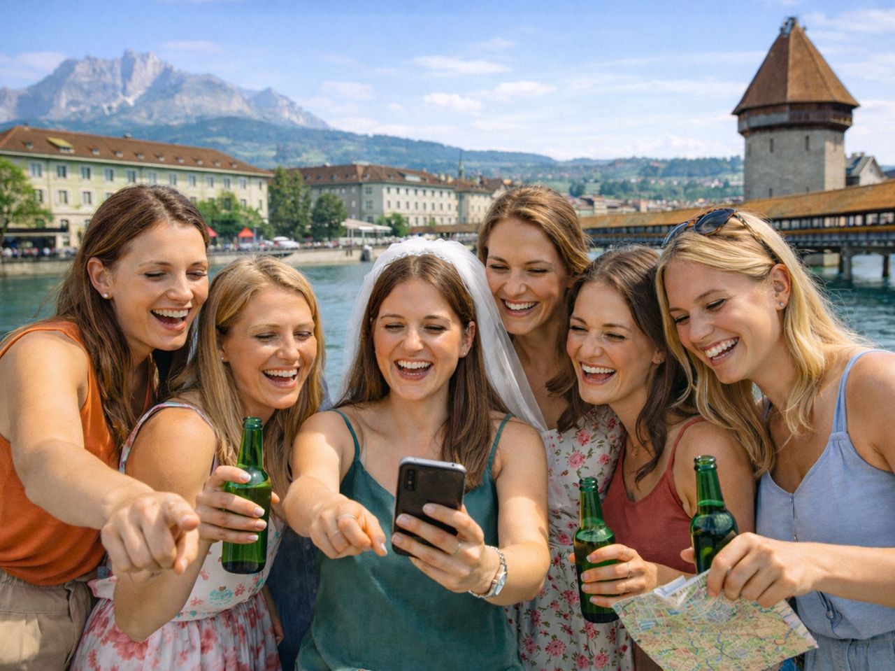 Polterchallenge "Hangover - Girls Edition" durch Luzern
