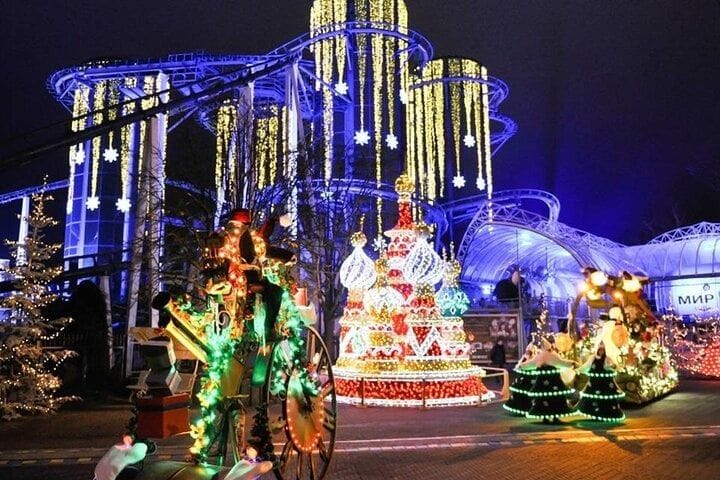 Ab Zürich: Privater Tagesausflug an den Winterzauber im Europa-Park