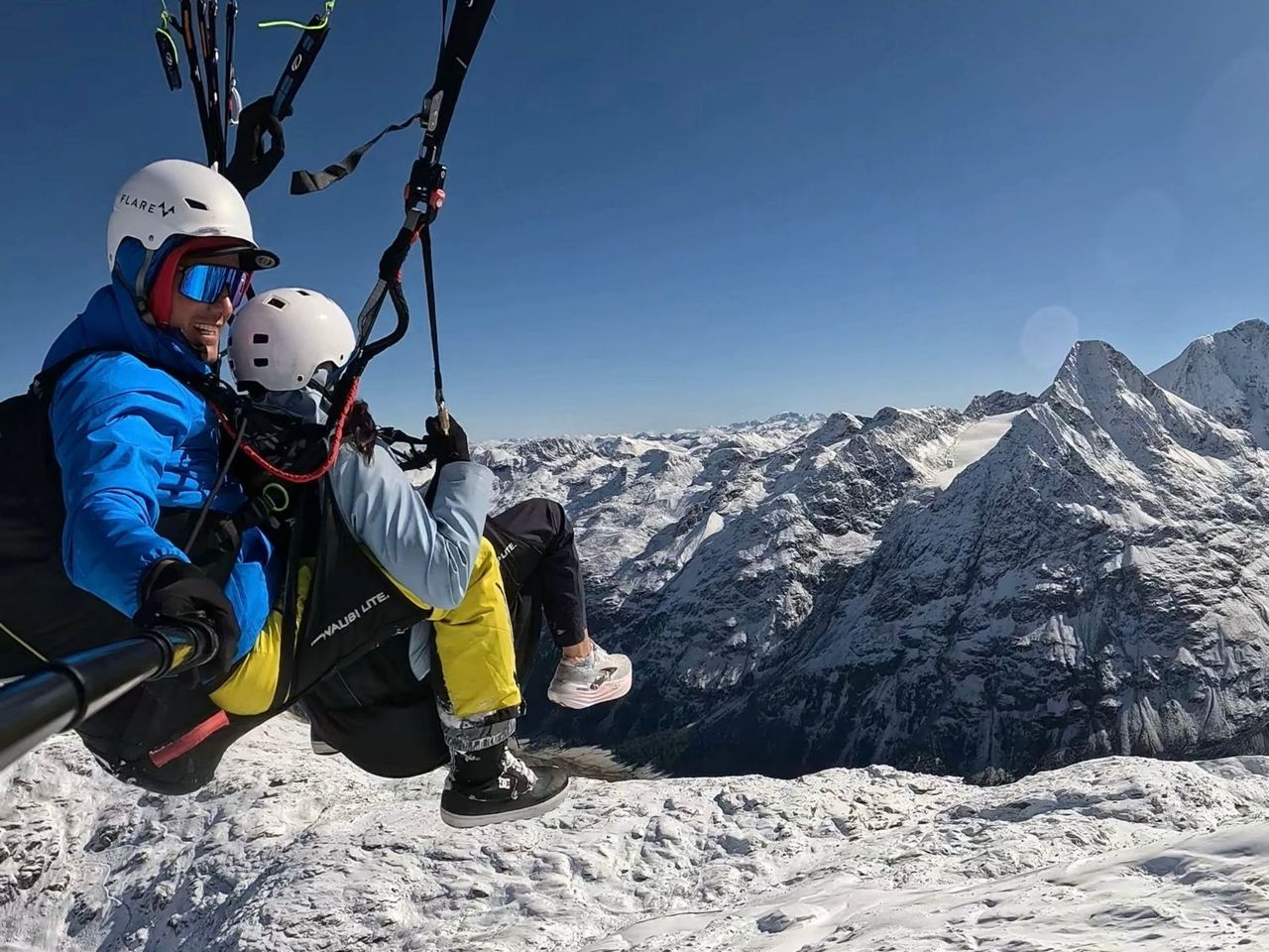 Paragliding privater Pilot halber Tag im Engadin