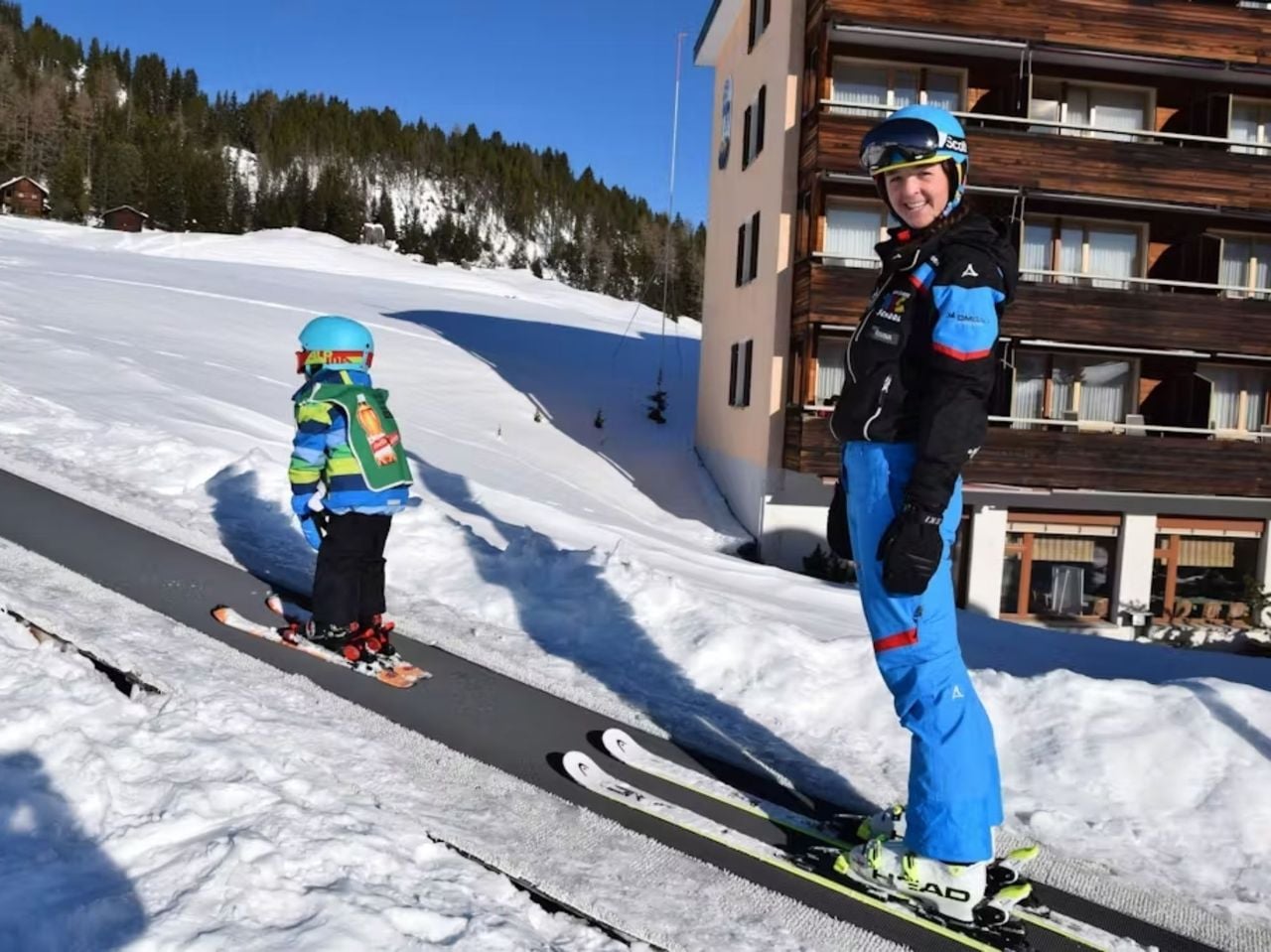 Ski school group for children aged 4 to 6 in Arosa