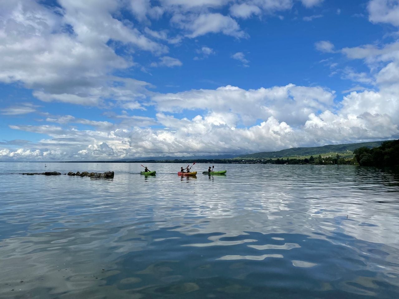 Kajak Tour Genfersee Allaman Morges selbstgeführt