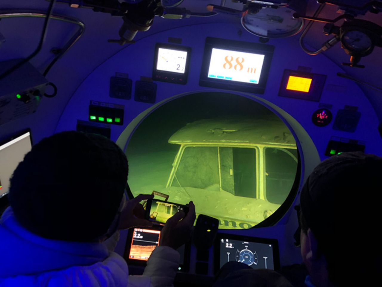 U-Boot Tauchfahrt zum Wrack der Vitzanove