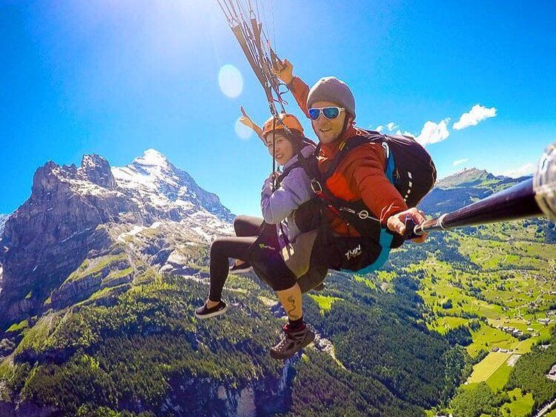 Paragliding Grindelwald ab First