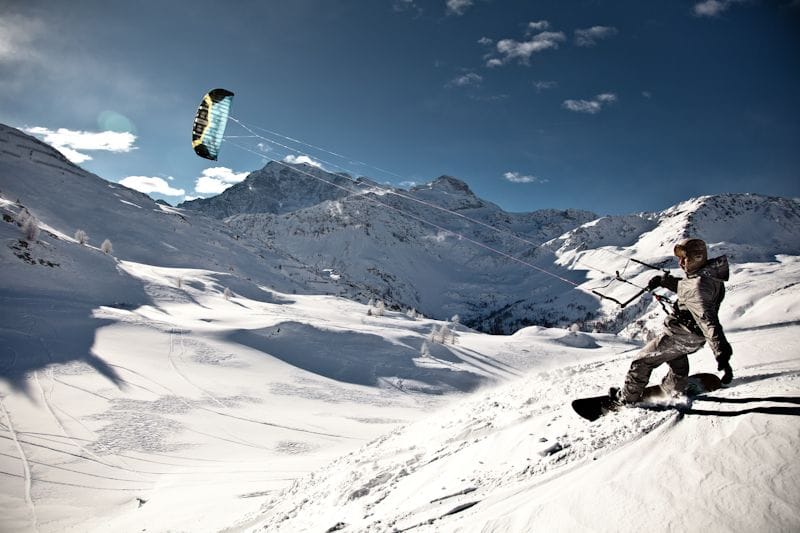 Snowkite Kurs Anfänger Simplonpass