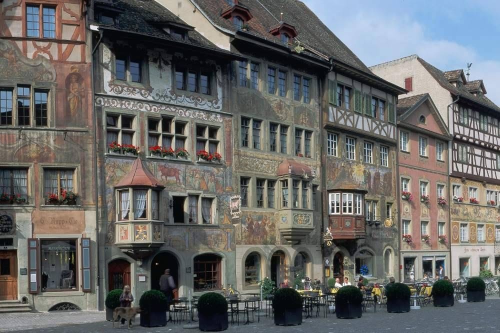 From Zurich: Half day bus tour to Rhine Falls and Stein am Rhein