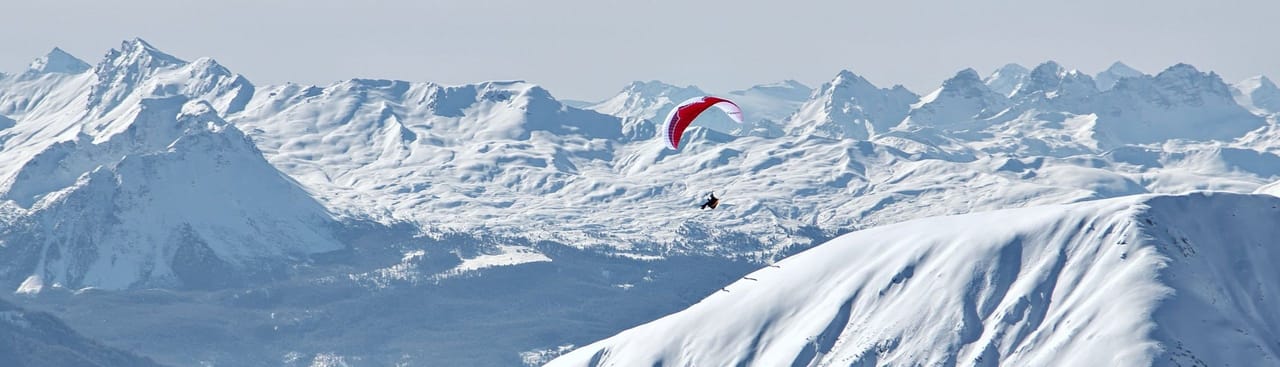 Klosters paragliding tandem from Gotschnagrat