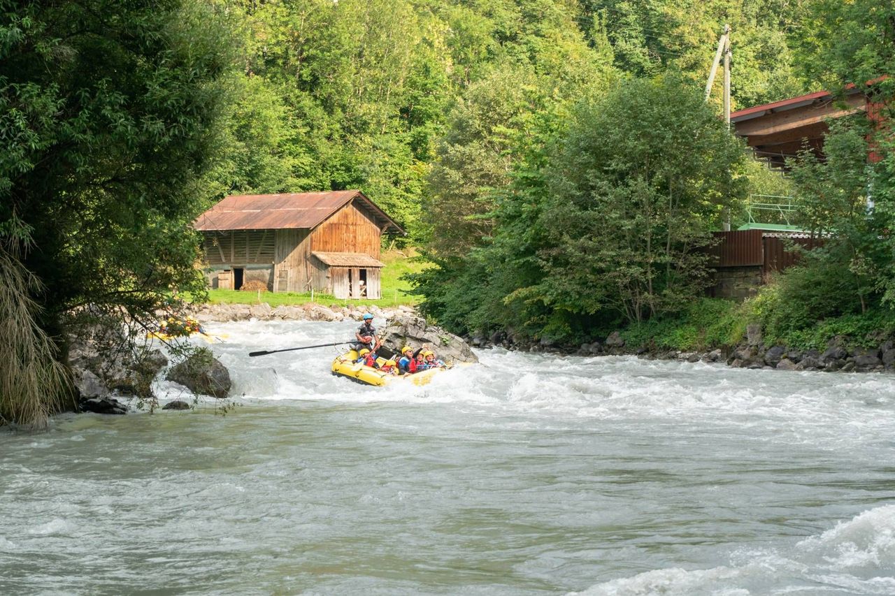 Lütschine Rafting für Familien ab Interlaken