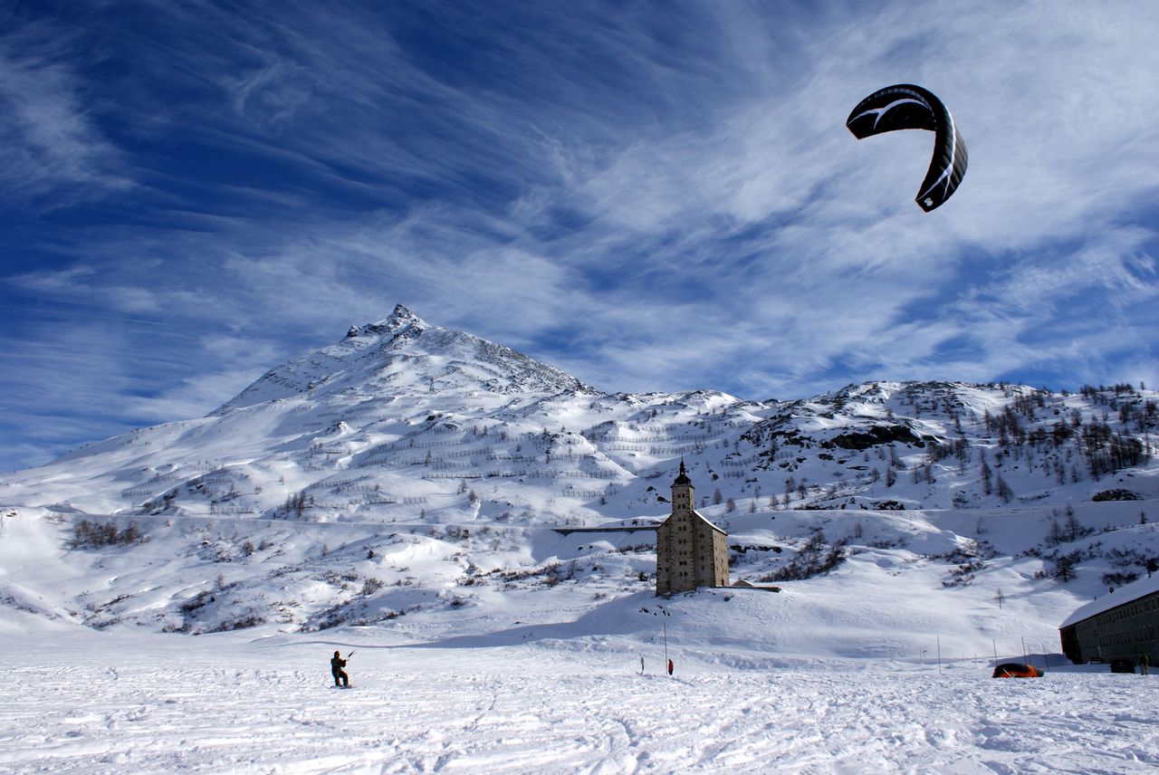Snowkite Kurs Anfänger Simplonpass