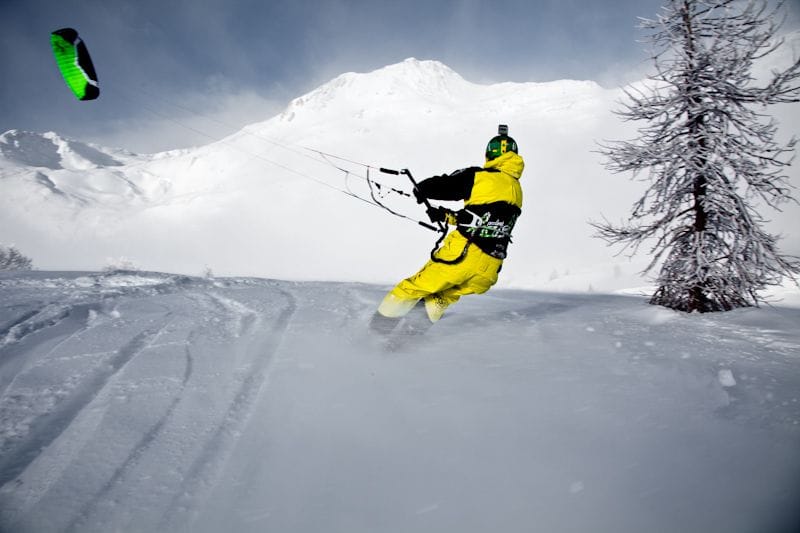 Snowkite Kurs Anfänger Simplonpass