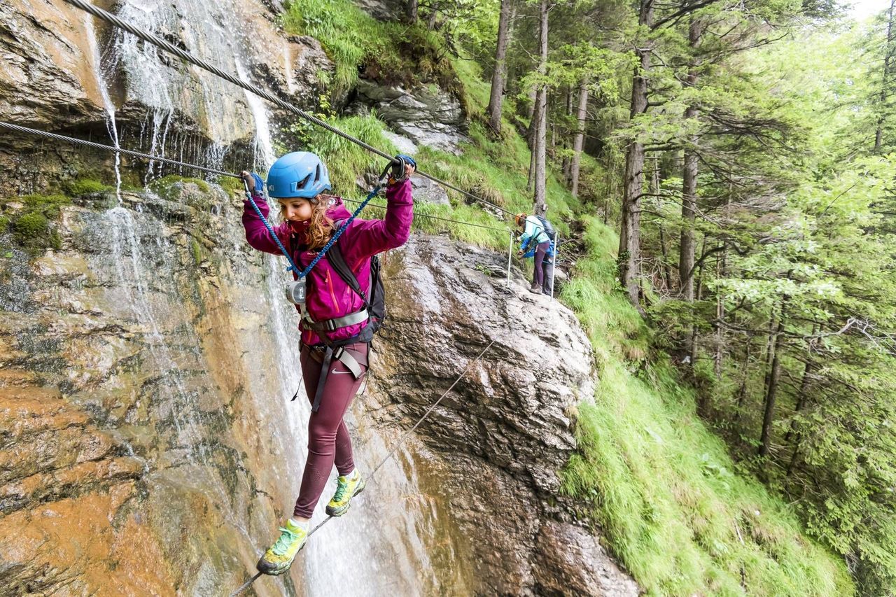 Klettersteig Mürren für Anfänger