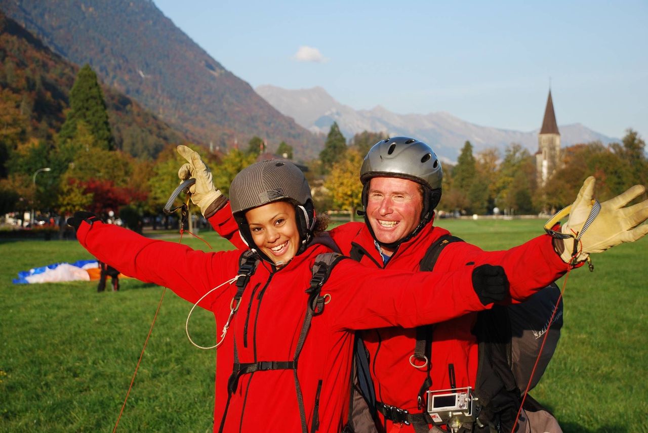 "Sunset" Schynige Platte paragliding from Interlaken