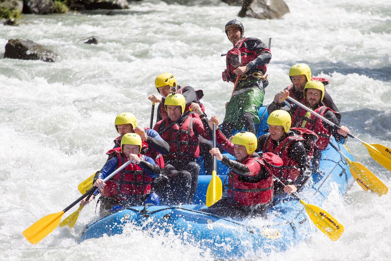 Vispa Rafting im Wallis