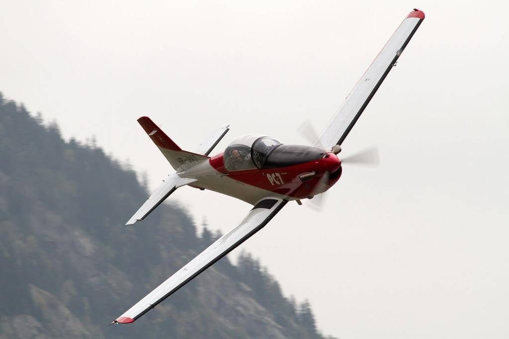 Rundflug Locarno mit Pilatus PC7 Kleinflugzeug