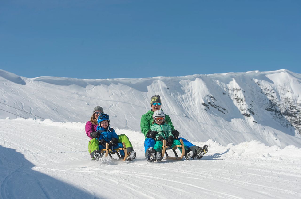 Schlittelpass Tschentenalp mit optionaler Schlittenmiete