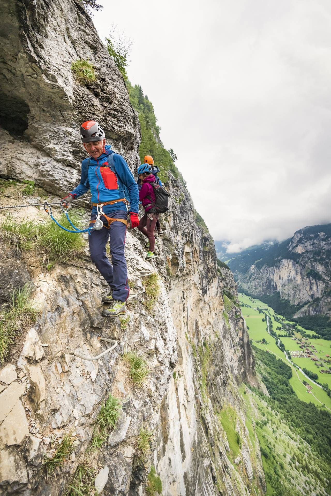 Klettersteig Mürren für Anfänger