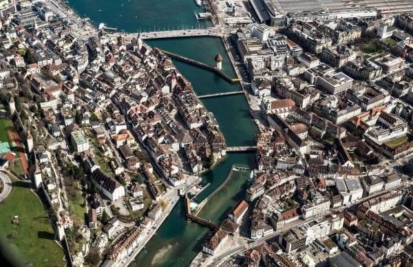 Luzern Rundflug Helikopter 20 Minuten