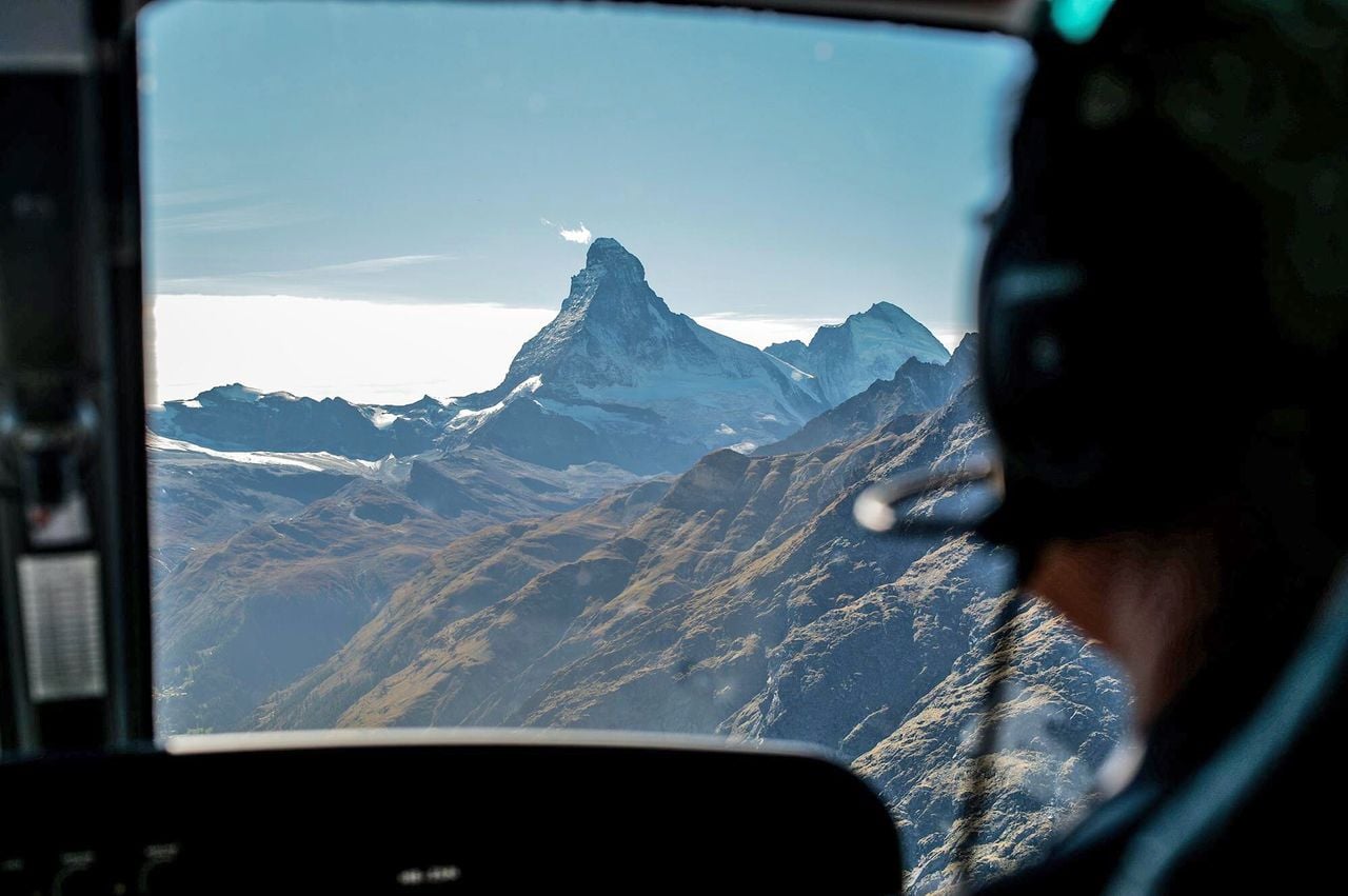 Matterhorn Rundflug Alpen Helikopter 75 Minuten