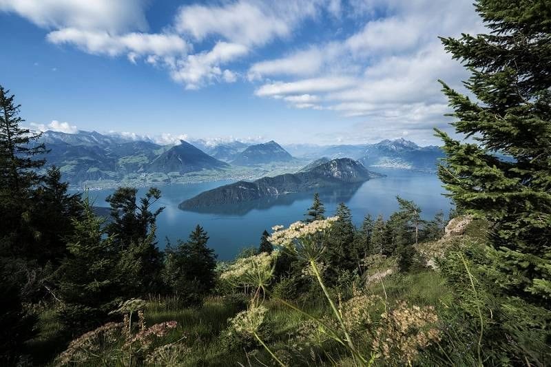 Ab Luzern: Rigi Rundfahrt inkl. Schiff und Bahn