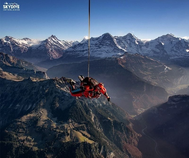 Schynige Platte Helikopter Skydive
