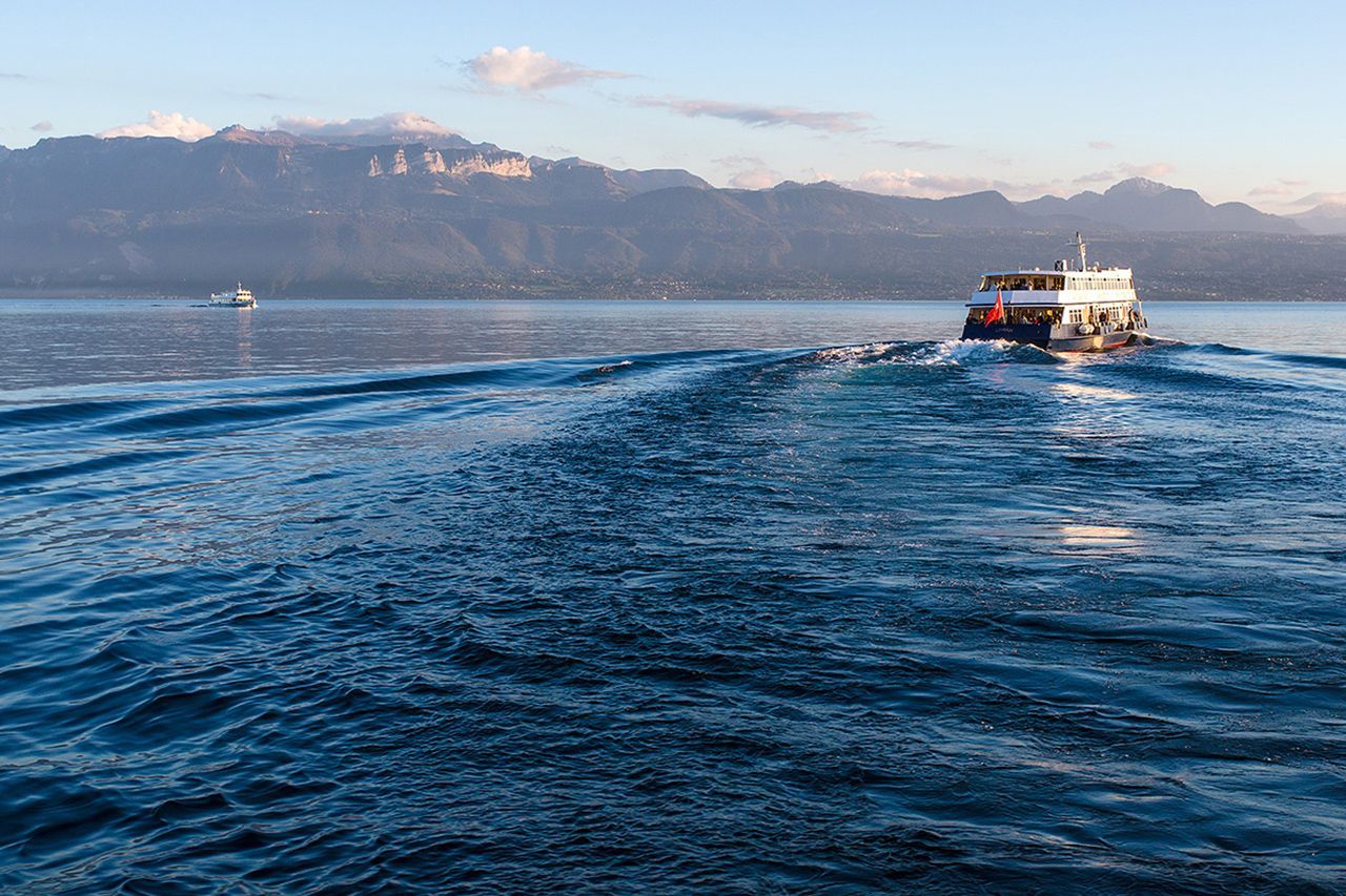 Genfersee Ticket ab Lausanne bis Evian-les-Bains und zurück