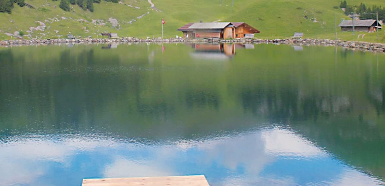 Miete Stand Up Paddle auf dem Brandsee bei Elsigenalp