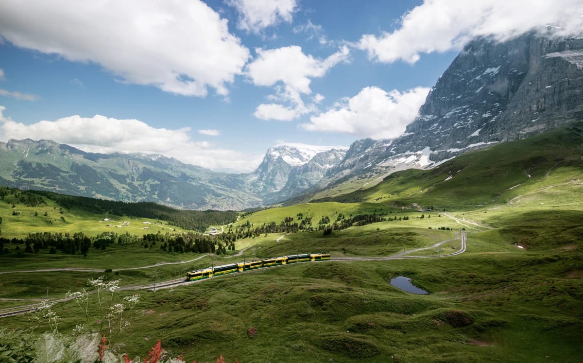 Wanderticket Wengen - Kleine Scheidegg mit der Wengernalpbahn