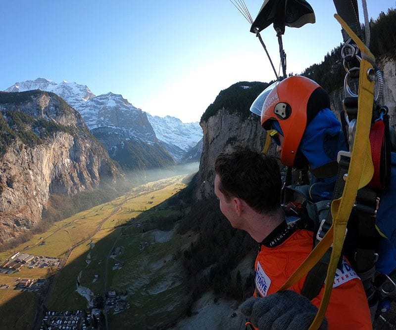 Eiger Jump Lauterbrunnen Helikopter Skydive