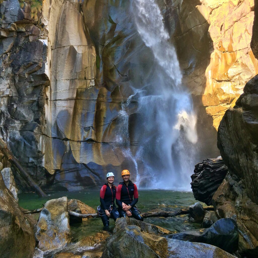 Lodrino Schlucht Canyoning für Experten halber Tag