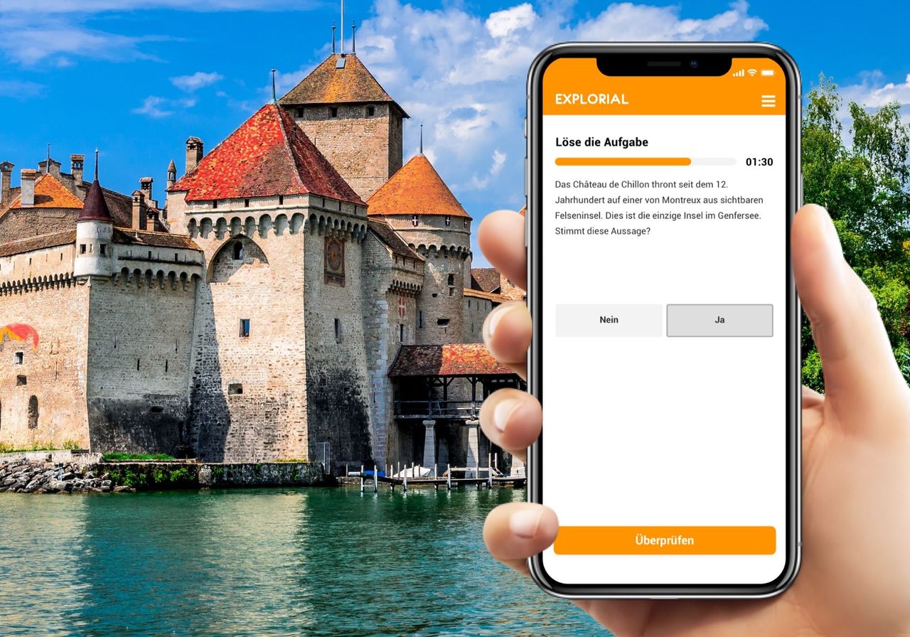 Montreux  interaktive Schnitzeljagd mit dem Smartphone