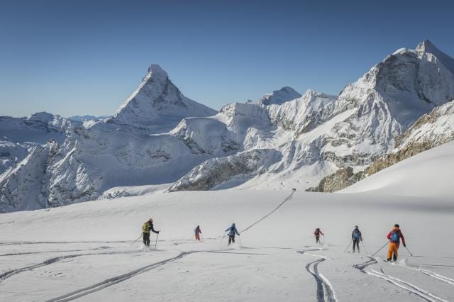 Fluehorn ski tour for beginners Zermatt guided: Private or group
