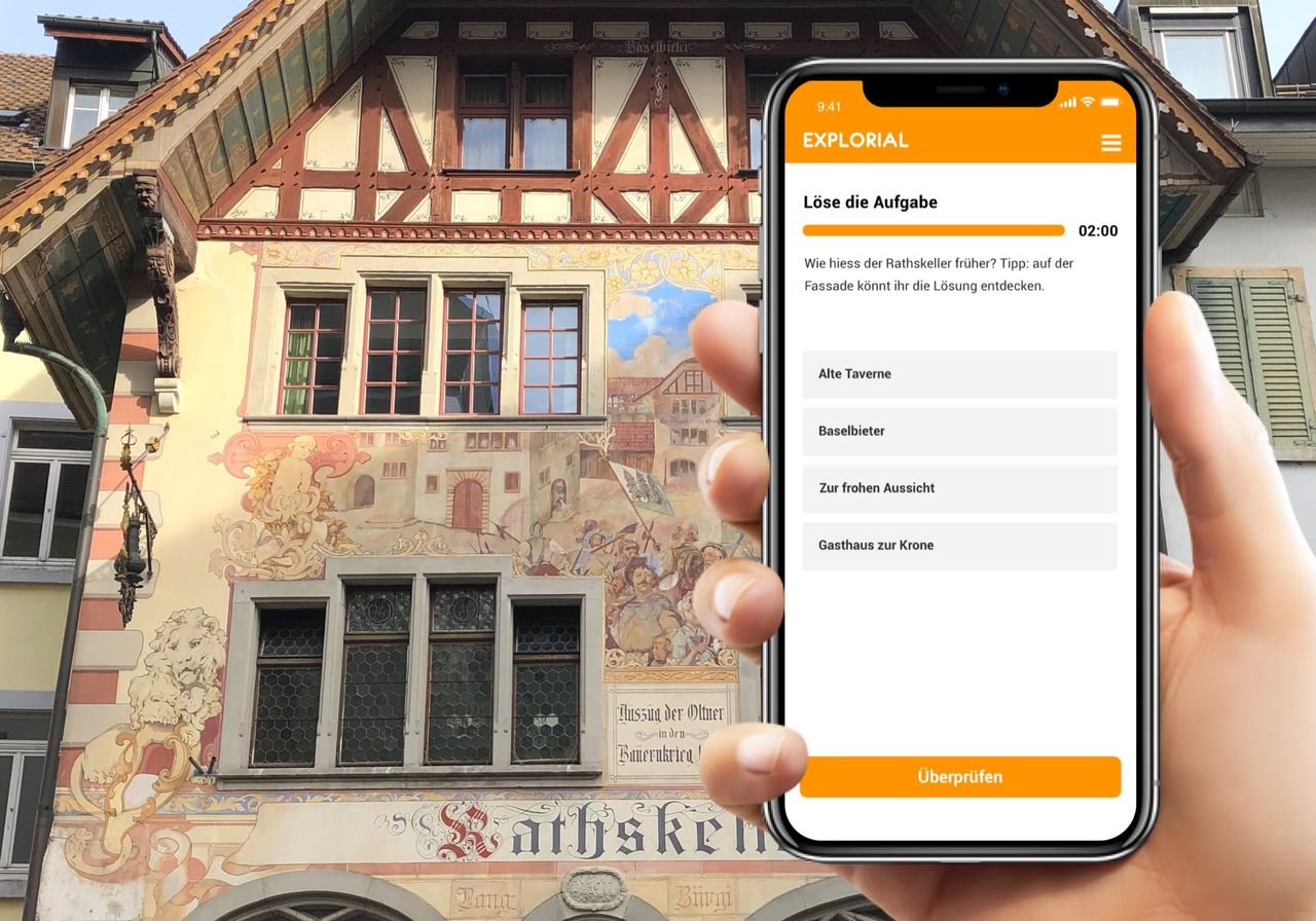 Olten interaktive Schnitzeljagd mit dem Smartphone