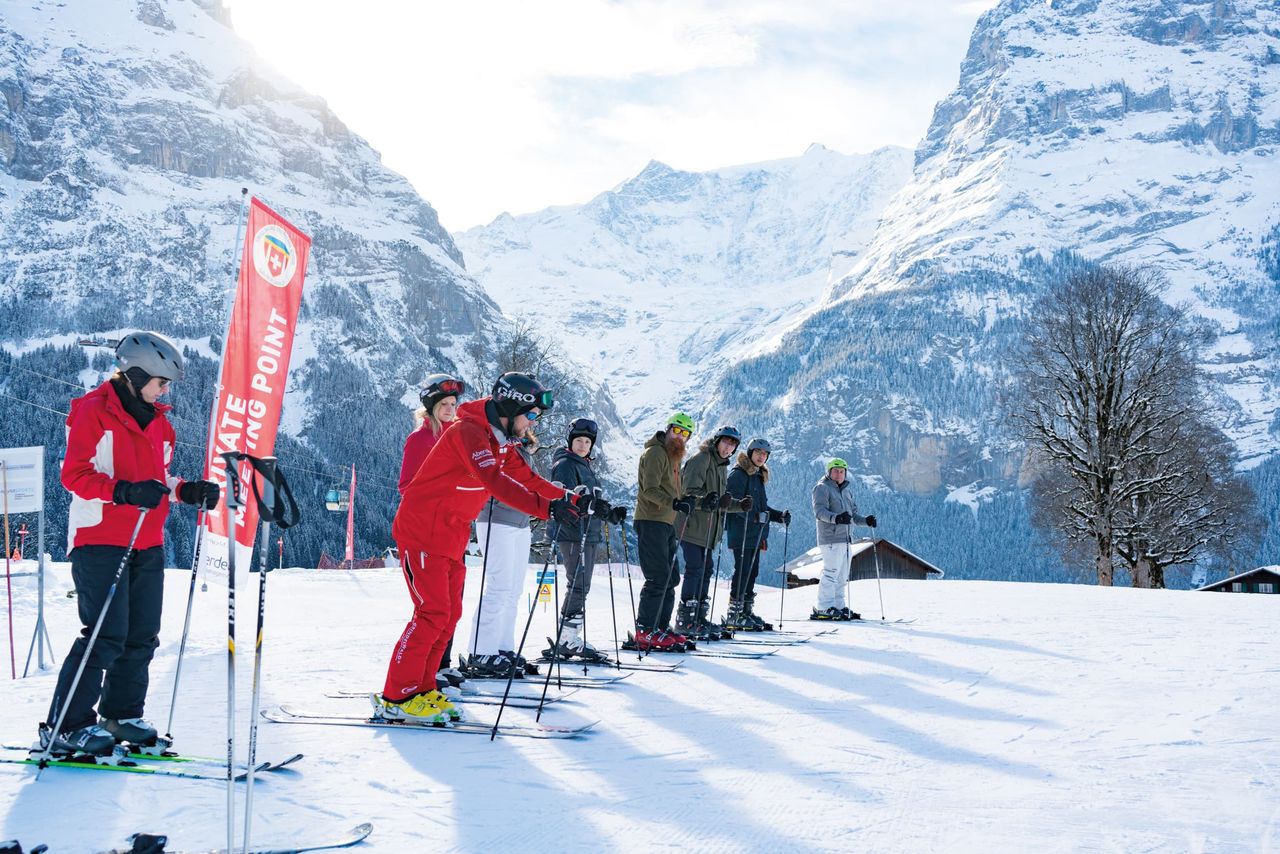 Grindelwald First Skischule für Kinder Fortgeschritten