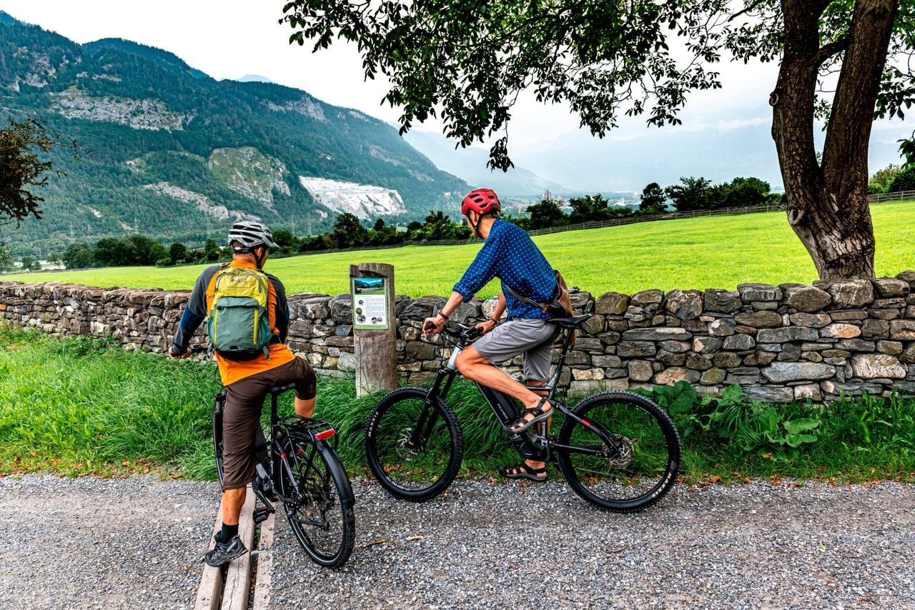 Self-guided bike or e-bike tour from Chur incl. lunch in three restaurants