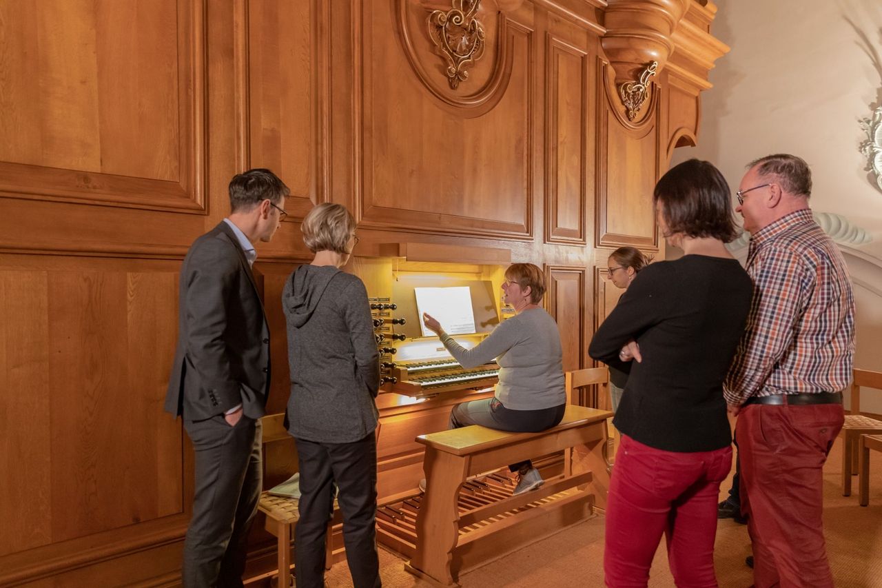Organ St. Martin's Church guided city tour Rheinfelden