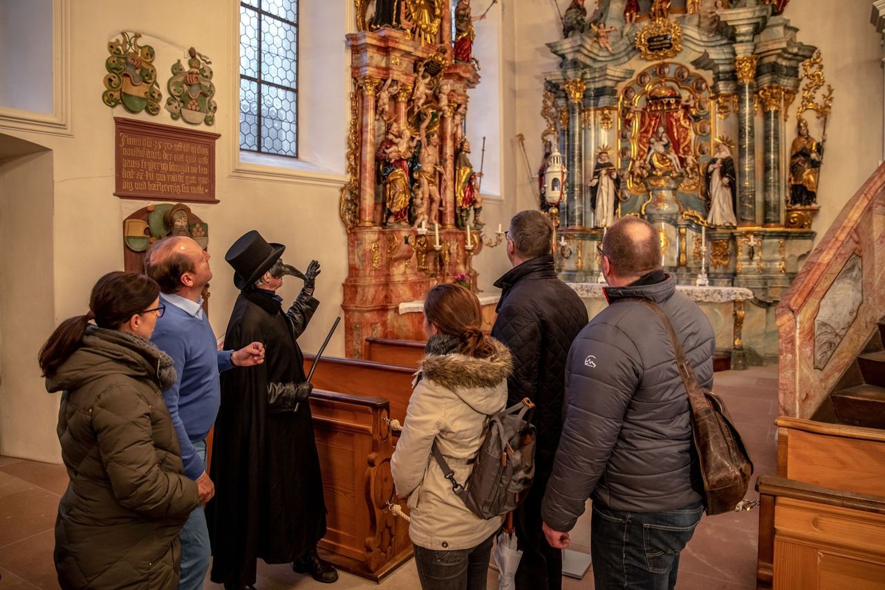 The plague guided city tour Rheinfelden