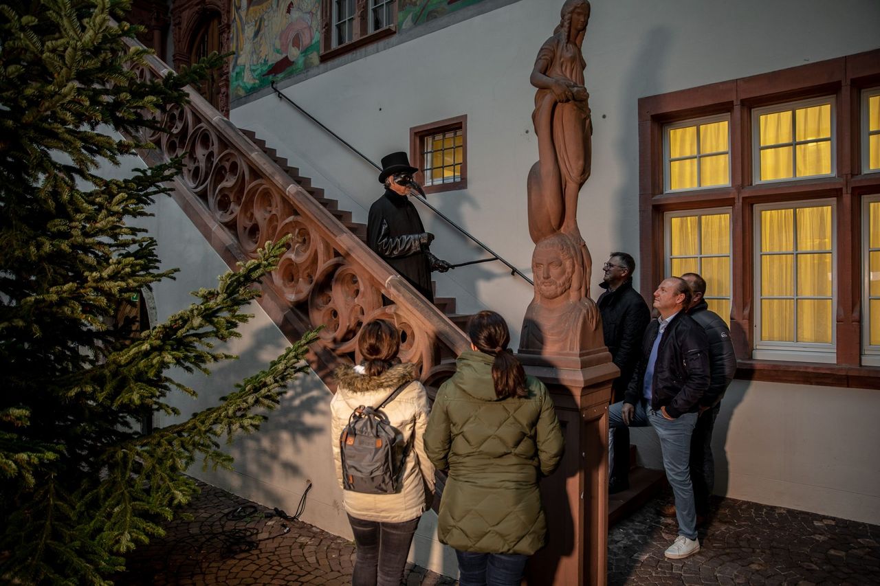 The plague guided city tour Rheinfelden