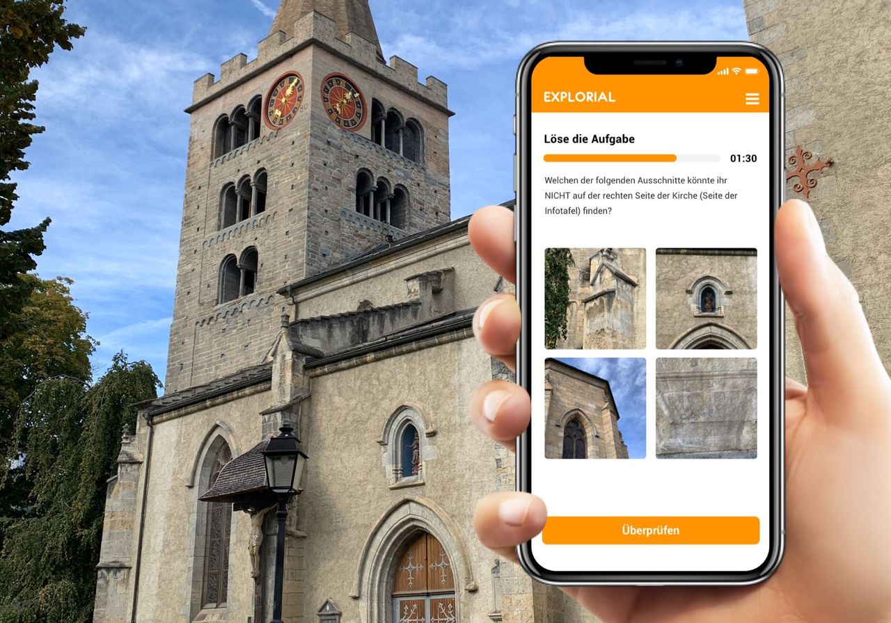 Sion interaktive Schnitzeljagd mit dem Smartphone