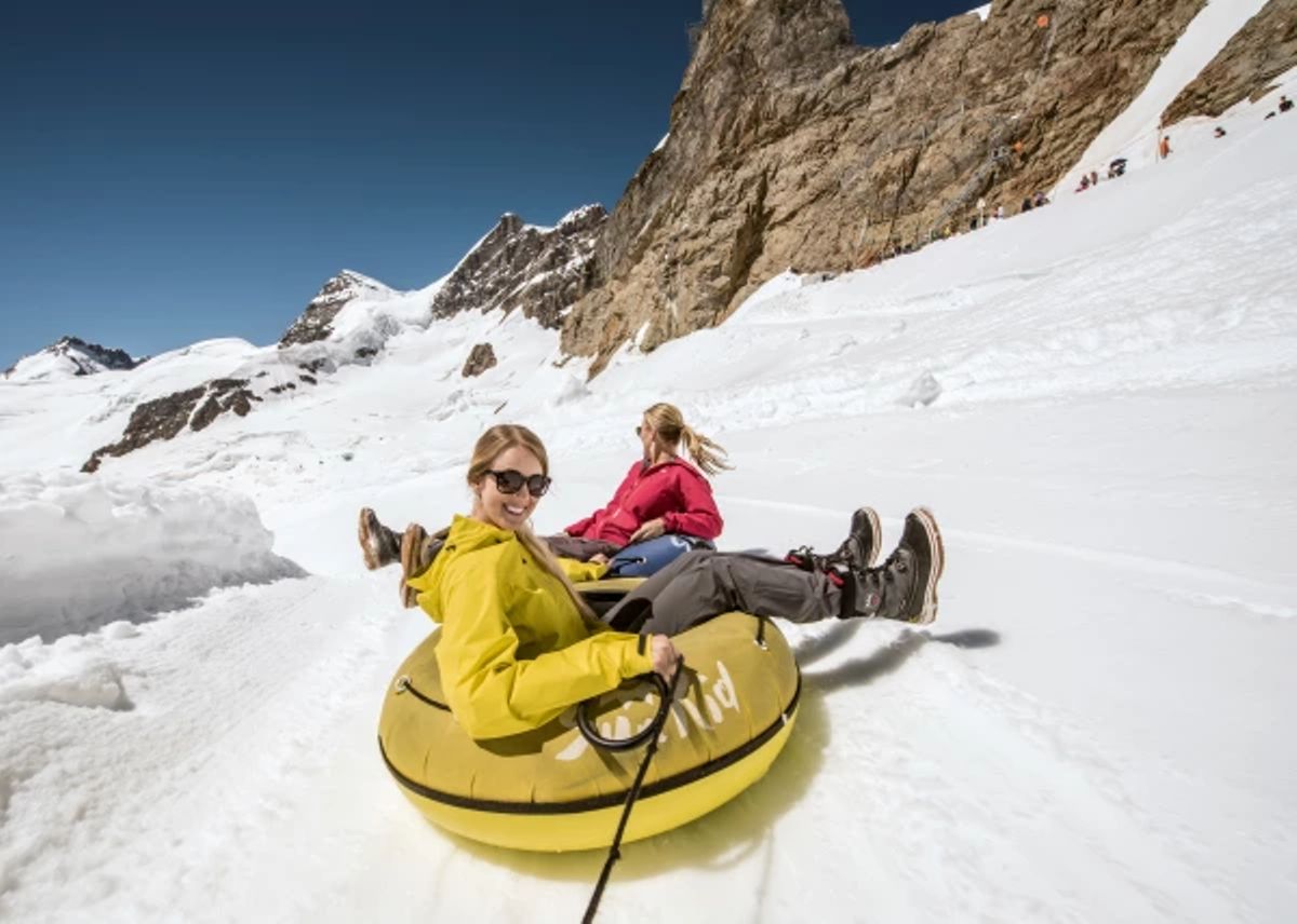 Sledging pass Jungfrau Region for 1 to 7 days