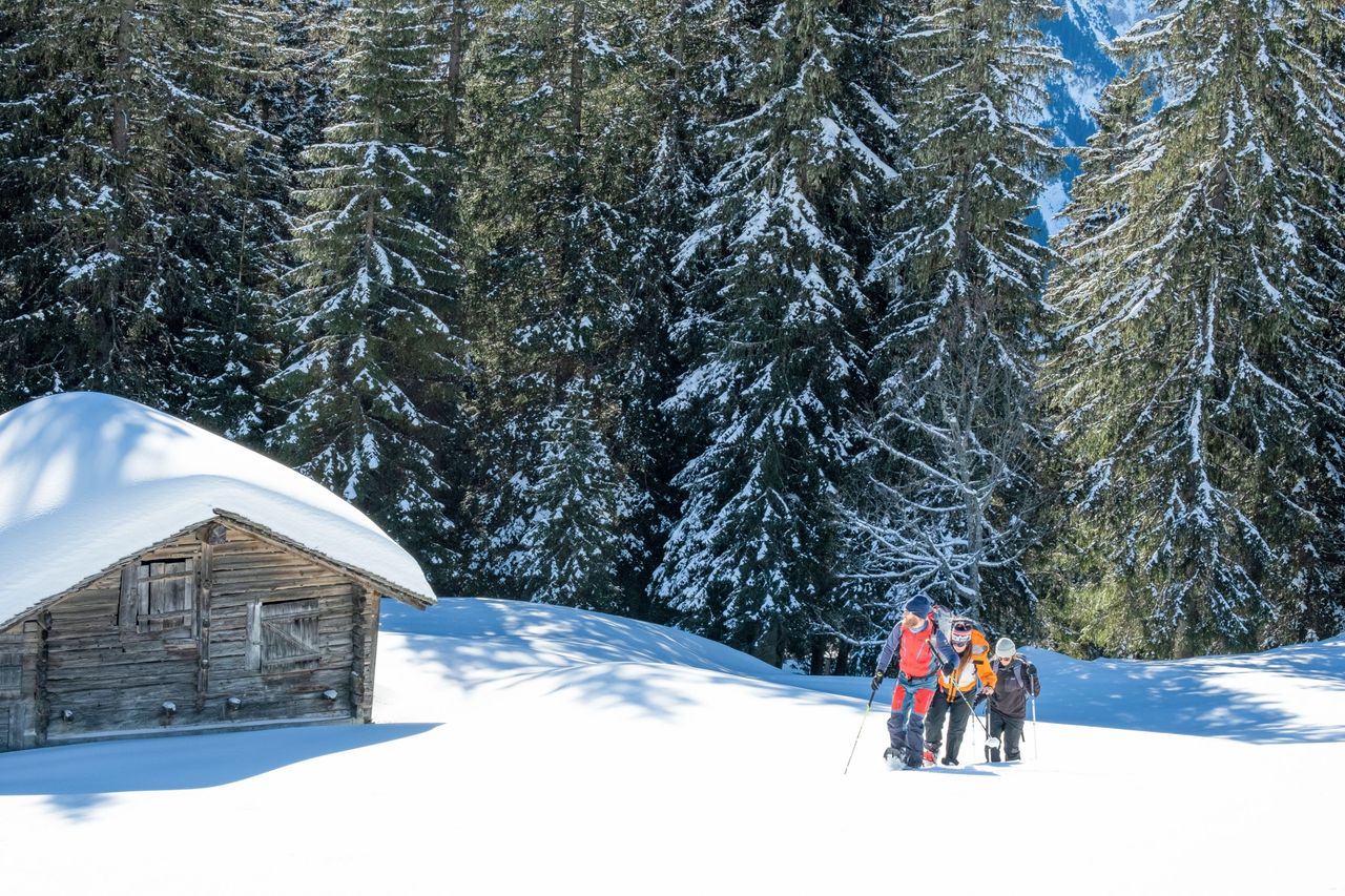 Leichte Schneeschuhtour zum Wetterhorn