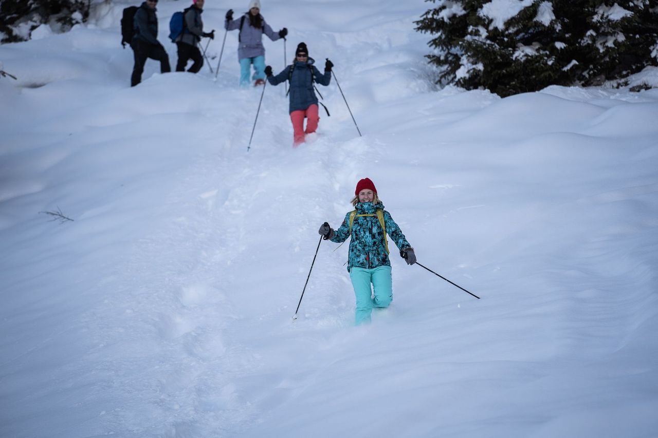 Leichte Schneeschuhtour zum Wetterhorn