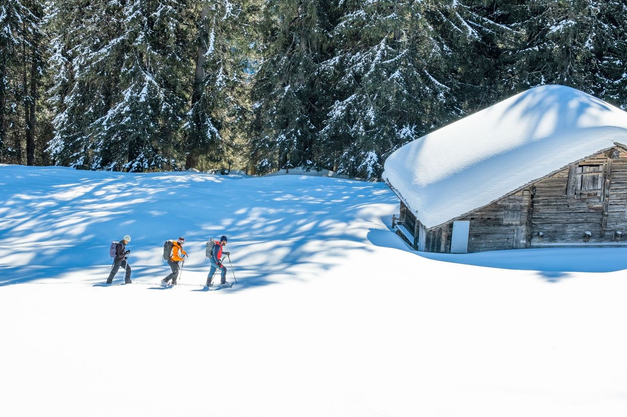 Leichte Schneeschuhtour zum Wetterhorn