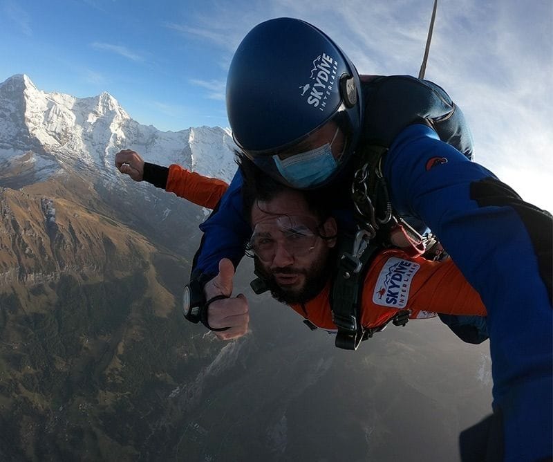 Eiger Jump Lauterbrunnen Helikopter Skydive